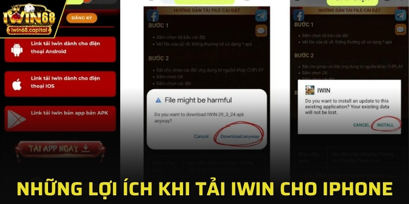 Những lợi ích khi tải IWIN cho Iphone